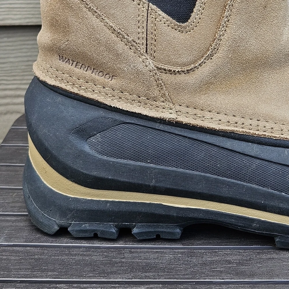 Sorel Buxton Pull On Waterproof Snow Boots Black Tan Brown Winter Delta Men 10.5